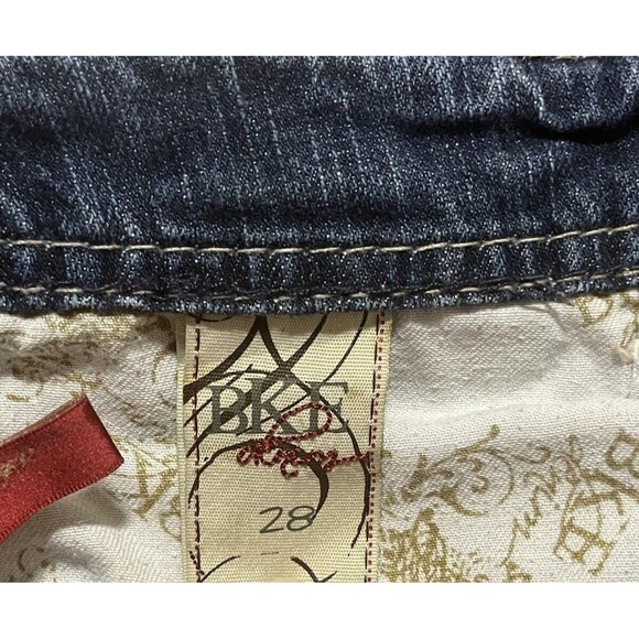 Buckle BKE Britni Stretch Capris Women’s Size 6US 28 Blue Denim - Picture 4 of 5
